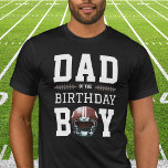 Football Birthday Party Vater T-Shirt<br><div class="desc">Mit der Einführung unseres exklusiven T - Shirt "Vater des Geburtstags", einer stolzen Verkündigung von Liebe und Feiern im Einklang mit der Fußball-Extravaganza "First Year Down". Dieser T - Shirt ist nicht nur ein Accessoire, sondern ein Abzeichen der Ehre, das jedem lasse zu wissen, wer der größte Fan des MVP...</div>