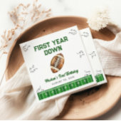 Football Birthday Party Welcome Sign Serviette