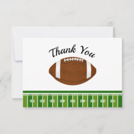 Football Boy Geburtstagsparty Dankeskarte