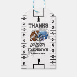 Football Boy Geburtstagsparty Gunst Geschenkanhänger
