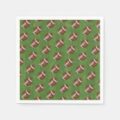Football Boy Geburtstagsparty Serviette (Vorderseite)