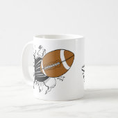 Football Breakfast Kaffeetasse (Vorderseite Links)