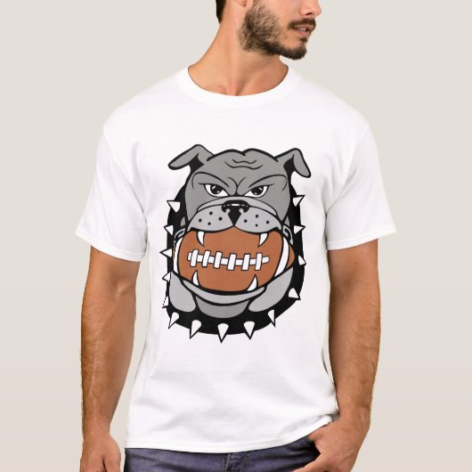 football_bulldog_color T-Shirt (Vorderseite)