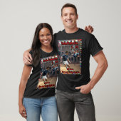 Football Celebration 2026 on a Black T-Shirt (Unisex)