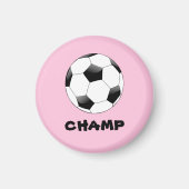 Football Champ Abzeichen Magnet (Vorne)