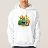 Football Cheer Bow T-Shirt Hoodie (Vorderseite)