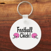 Football Chick! Schlüsselanhänger (Vorderseite)