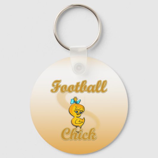 Football Chick Schlüsselanhänger (Vorderseite)