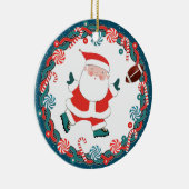 Football Christmas Collectible Keramik Ornament (Rechts)
