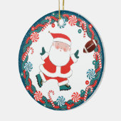Football Christmas Collectible Keramik Ornament (Links)