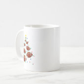 Football Christmas Tree Light Xmas Football Boys G Kaffeetasse (Vorderseite Links)