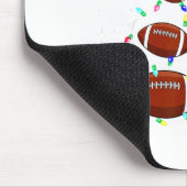 Football Christmas Tree Light Xmas Football Boys G Mousepad (Ecke)