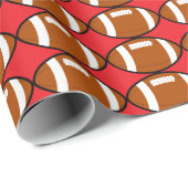 FOOTBALL CHRISTMAS WRAPPING PAPER GESCHENKPAPIER (Rolleneckpunkt)