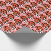 FOOTBALL CINCINNATI CHRISTMAS WRAPPING PAPER GESCHENKPAPIER (Ecke)