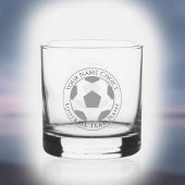 Football Club Supporter Whiskyglas