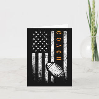 Football Coach American Flag Football Trainer Coac Karte
