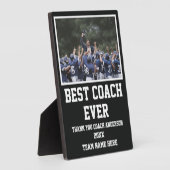 Football Coach Gifts From Team Player Photo Custom Fotoplatte (Seite)