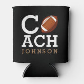 Football Coach Individuelle Name Dosenkühler (Vorderseite)