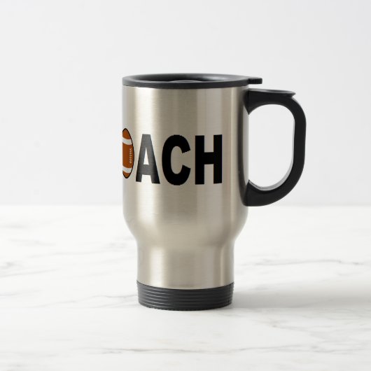Football Coach Personalisiert Reisebecher (Rechts)