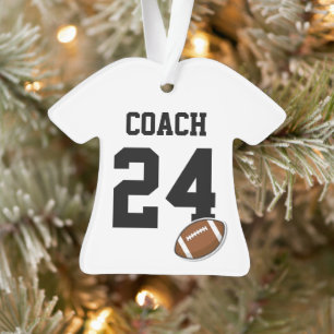 Football COACH Sports Team Jahr Danksagung Award Ornament