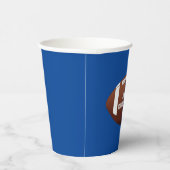 Football Custom Birthday Paper Cups Pappbecher (Rechts)
