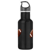 Football Custom Edelstahlflasche (Rückseite)