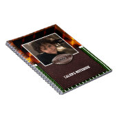 Football Custom Foto Personalisiert Boys Notebook Notizblock (Rechte Seite)