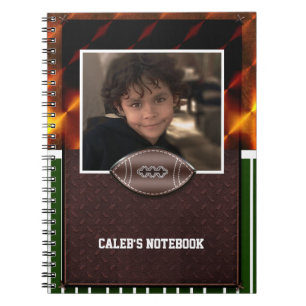 Football Custom Foto Personalisiert Boys Notebook Notizblock