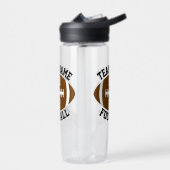 Football Custom Team Name & Jersey Nummer Trinkflasche (Links)