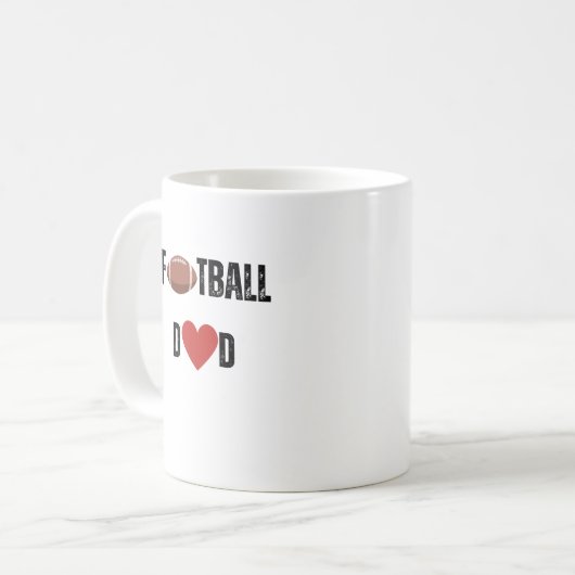 Football Dad Kaffeetasse (Vorderseite Links)