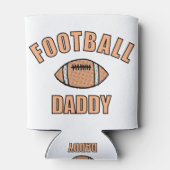 Football Daddy Zeichne und Text Dosenkühler (Rückseite)