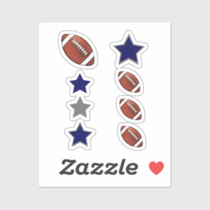 Football-Dallas Set Aufkleber