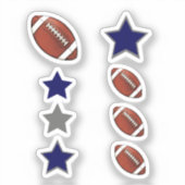 Football-Dallas set Aufkleber (Vorderseite)
