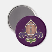 Football de Lis Magnet (Vorderseite/Rückseite)