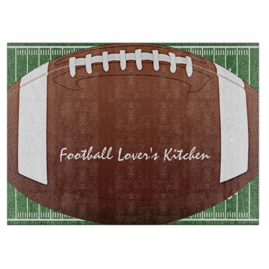 Football Design Cutting Board Schneidebrett (Vorderseite)