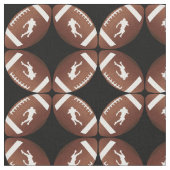 Football Design Fabric Stoff (Nahaufnahme)