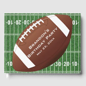 Football Design Gästebuch (Vorderseite)