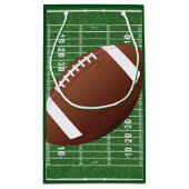 Football Design Geschenktasche Kleine Geschenktüte (Rückseite)