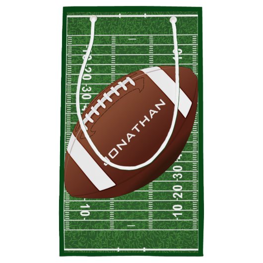 Football Design Geschenktasche Kleine Geschenktüte (Vorderseite)