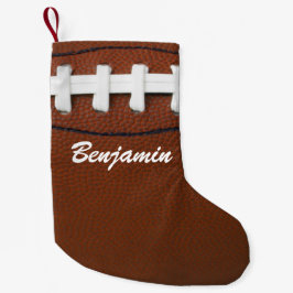 Football Design Grosser Weihnachtsmann Strumpf Großer Weihnachtsstrumpf