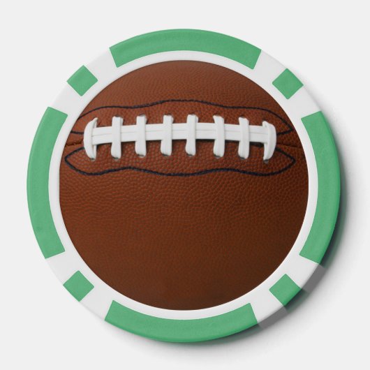 Football Design Poker Chips (Rückseite)