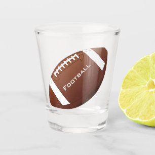 Football Design Shot Glass Schnapsglas