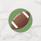 Football Design Table Confetti Konfetti (Klein Vorderseite)