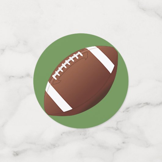 Football Design Table Confetti Konfetti (Klein Vorderseite)