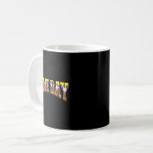 Football Drip Game Day Football Mom Go Cheer Purpl Kaffeetasse (Vorderseite Links)