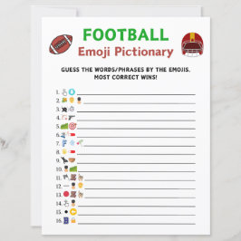 Football Emoji Pictionary Game