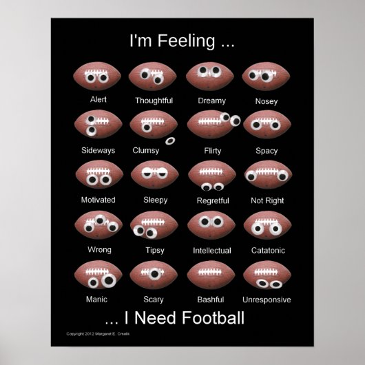 Football Emotion Poster (Vorne)