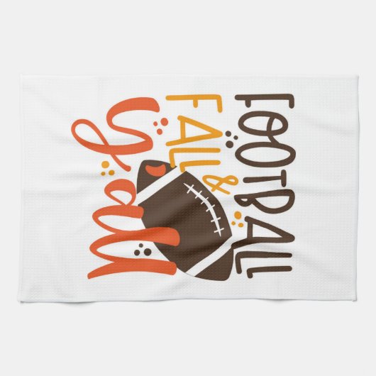 Football Fall & Y'all Geschirrtuch (Horizontal)