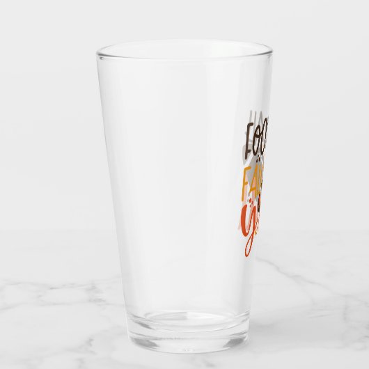 Football Fall & Y'all Glas (Rechts)