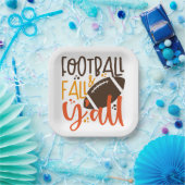 Football Fall & Y'all Pappteller (Party)